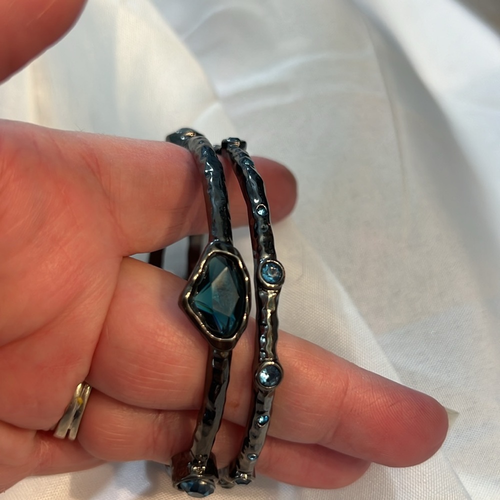 Four Bangle Bracelets - image 6